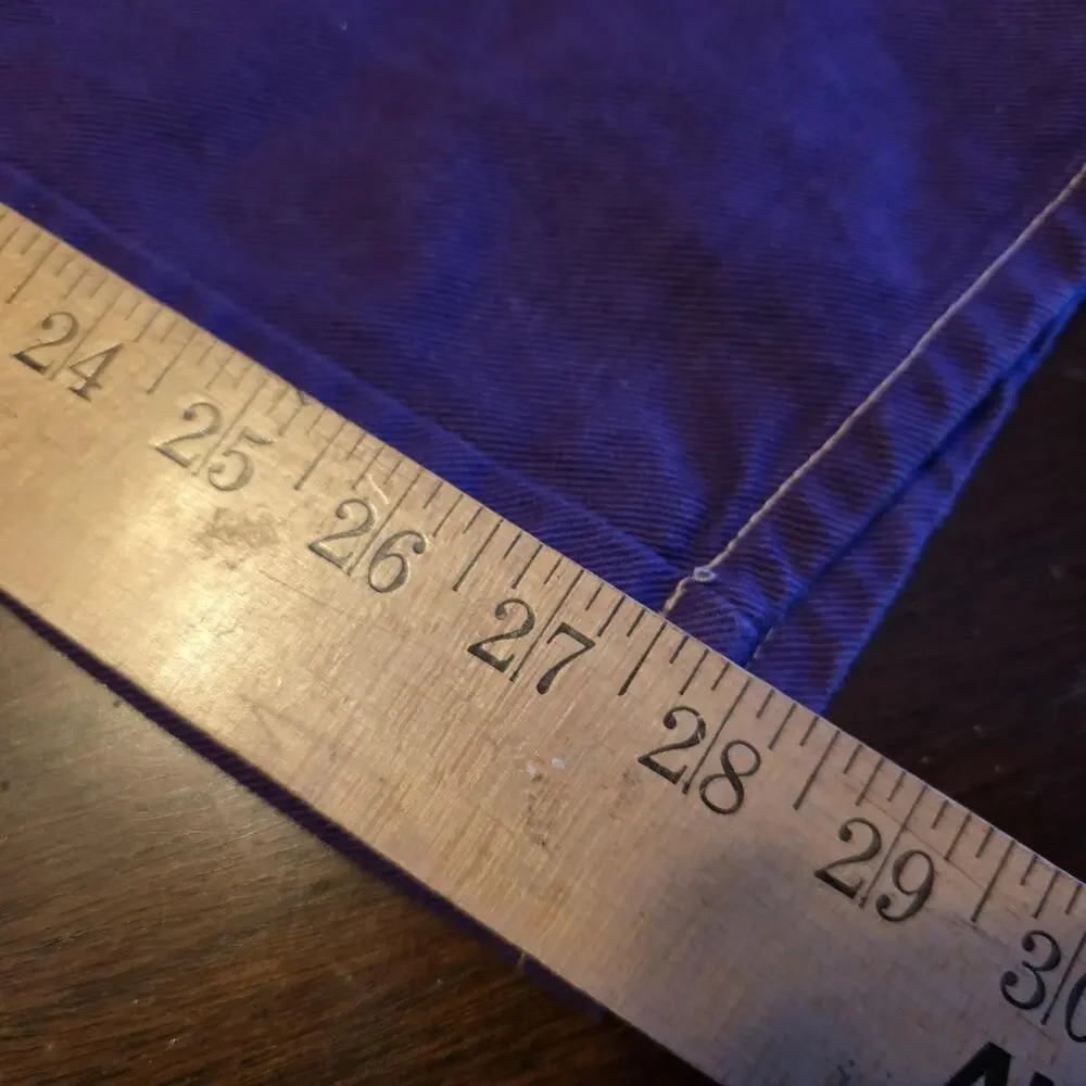 Vintage 90s Hard Core Purple Denim Jeans Cartoon Graphic Pockets 27x28 Y2K Retro